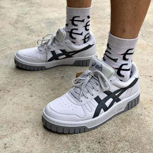 Alternative view of Giày Asics Gel-Court Court MZ 'White Grey' 1203A127-022
