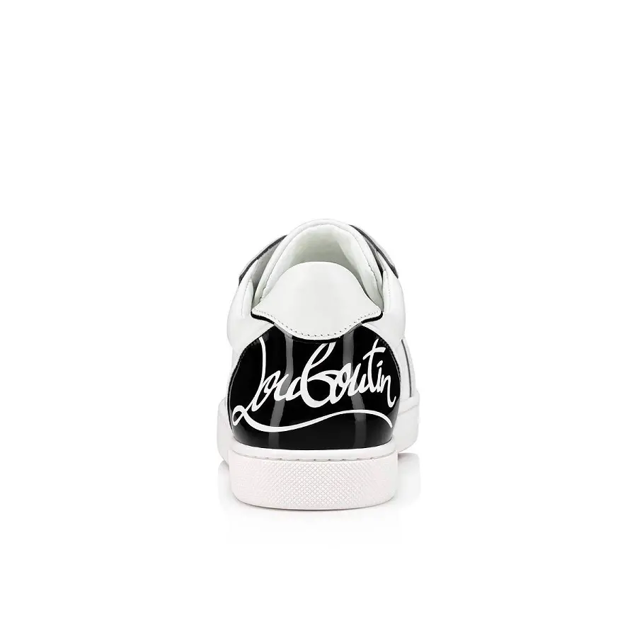 Giày Christian Louboutin Fun Vieira Calf 'Black Bianco' 3220579Q254 - Ảnh 4