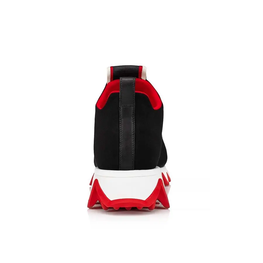 Giày Christian Louboutin Tiketa Run 'Black Red' 3201193BK01 - Ảnh 4