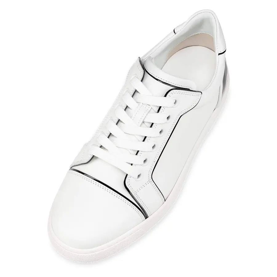 Giày Christian Louboutin Fun Vieira Calf 'Black Bianco' 3220579Q254 - Ảnh 5