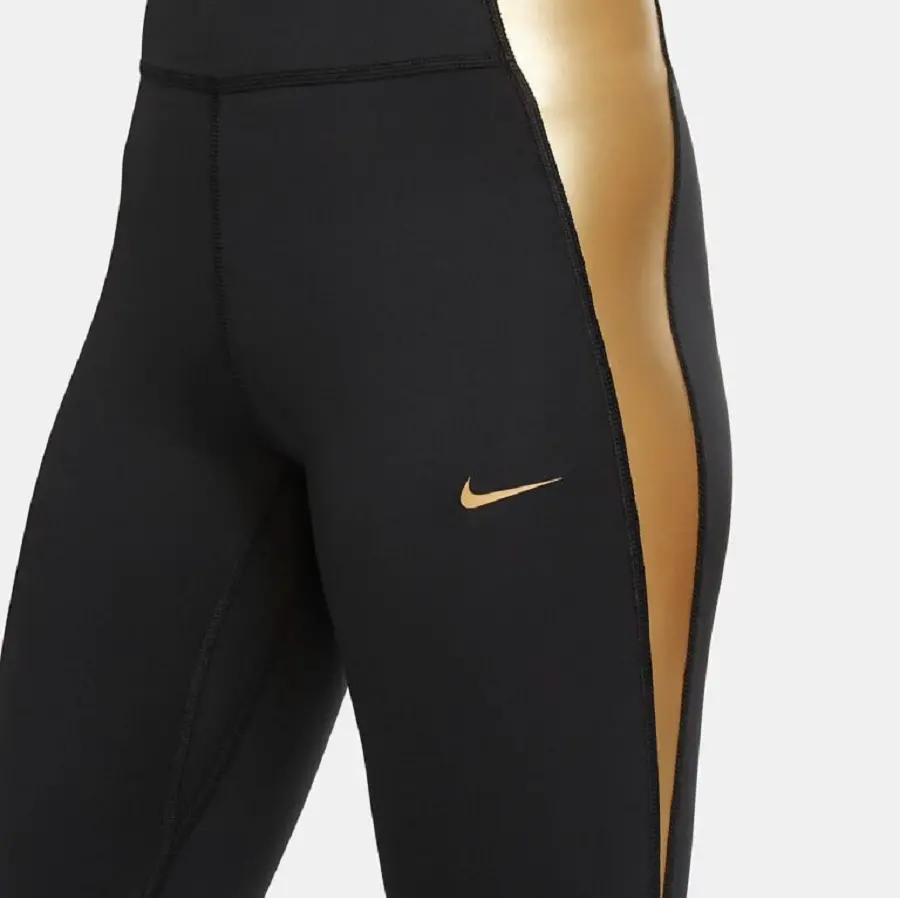 Quần Nike One Leggings ‘Black Gold’ CU5021-010 - Ảnh 5