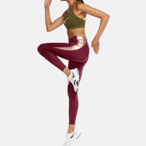 Alternative view of Quần Nike One Leggings ‘Red Gold’ CU5021-614