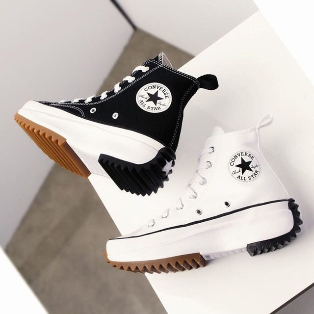 Giày Converse Run Star Hi 'Black' 166800C - Ảnh 4