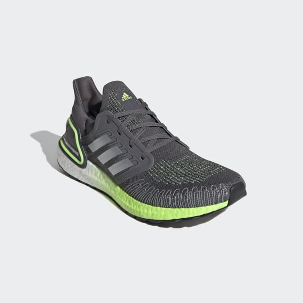 Giày Adidas UltraBoost 20 'Grey Signal Green' FV8317 - Ảnh 2
