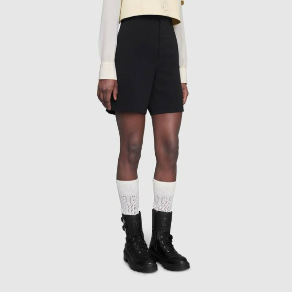 Giày Gucci Wmns Leather Ankle Boot 'Interlocking G' 628855-DH7A0-1000 - Ảnh 5