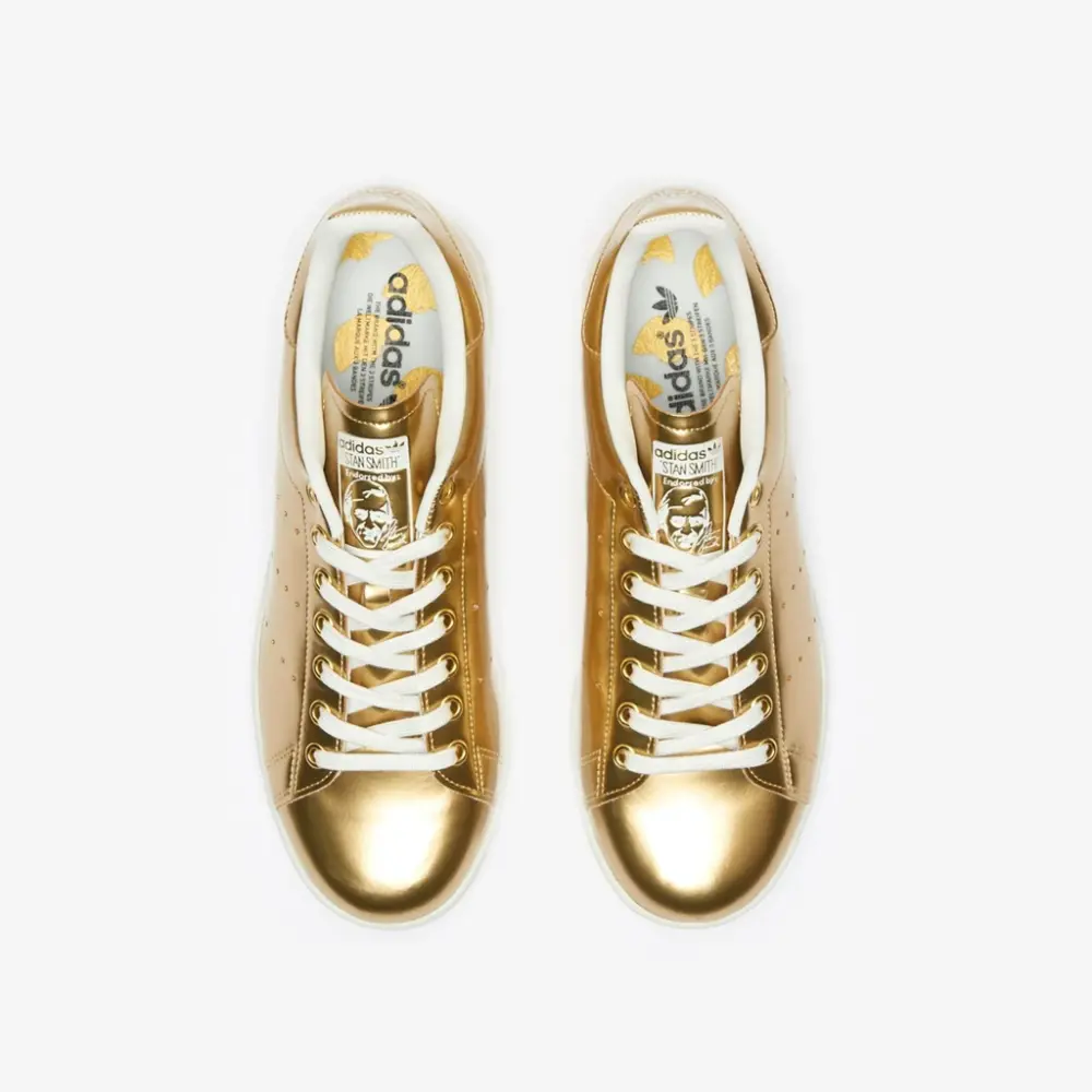 Giày Adidas Stan Smith 'Gold Metallic' FV4298 - Ảnh 3