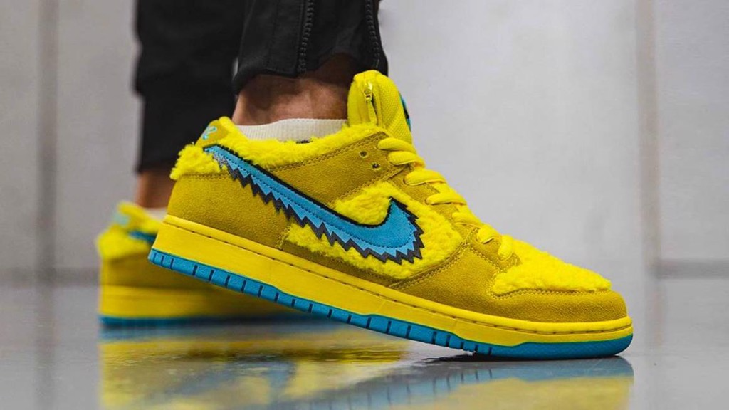 Giày Nike Grateful Dead x Dunk Low SB 'Yellow Bear' CJ5378-700 - Ảnh 6