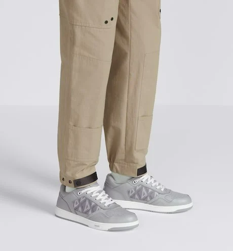 Giày Dior B27 Low 'Gray CD Diamond' 3SN272ZPP-H868 - Ảnh 4