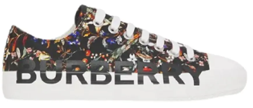 Giày Burberry Logo Detail Floral Print Cotton 80419861