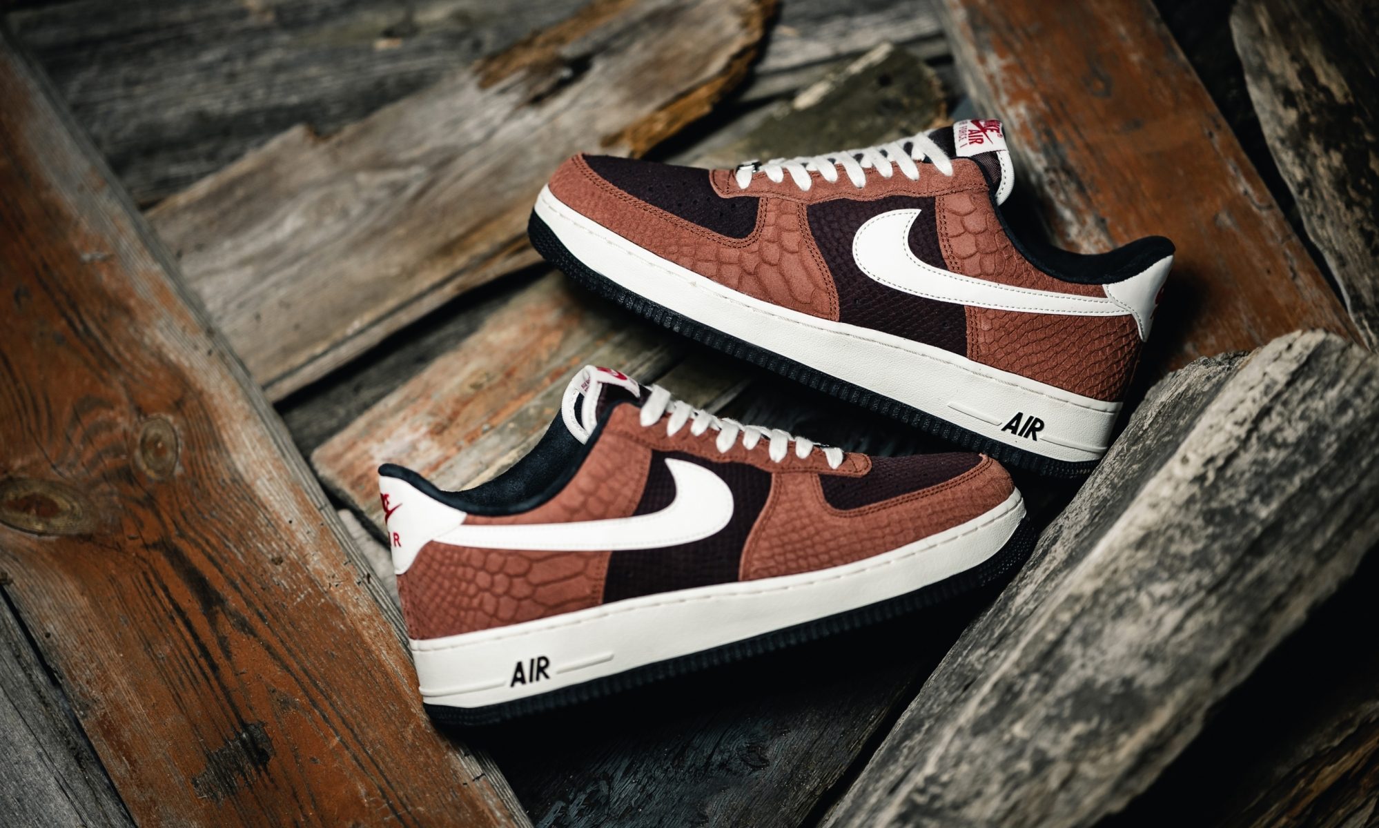 Giày Nike Air Force 1 Low PRM 'Red Bark' CV5567-200 - Ảnh 5