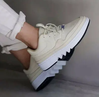Giày Nike Wmns Air Jordan 1 Jester XX Low Laced 'Fossil' CI7815-200 - Ảnh 5