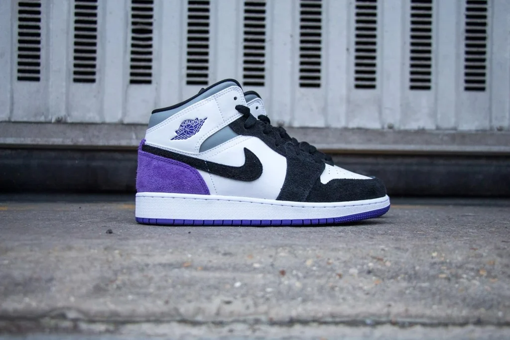 Giày Nike Air Jordan 1 Mid SE 'Purple' BQ6931-105 - Ảnh 5