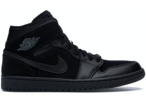 Giày Nike Air Jordan 1 Mid Triple Black (2018) 554724-050