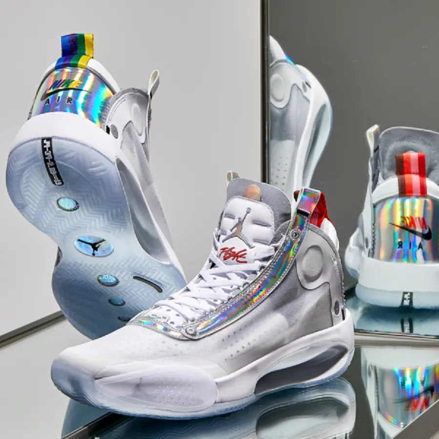 Giày Nike Air Jordan 34 GS ‘Unite’ BQ3384-101 - Ảnh 4