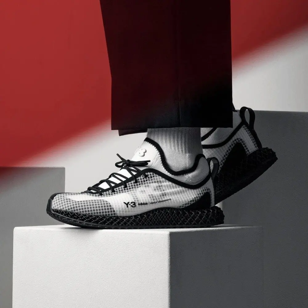 Giày Adidas Y-3 Runner 4D IO 'White Black' FX1059 - Ảnh 5