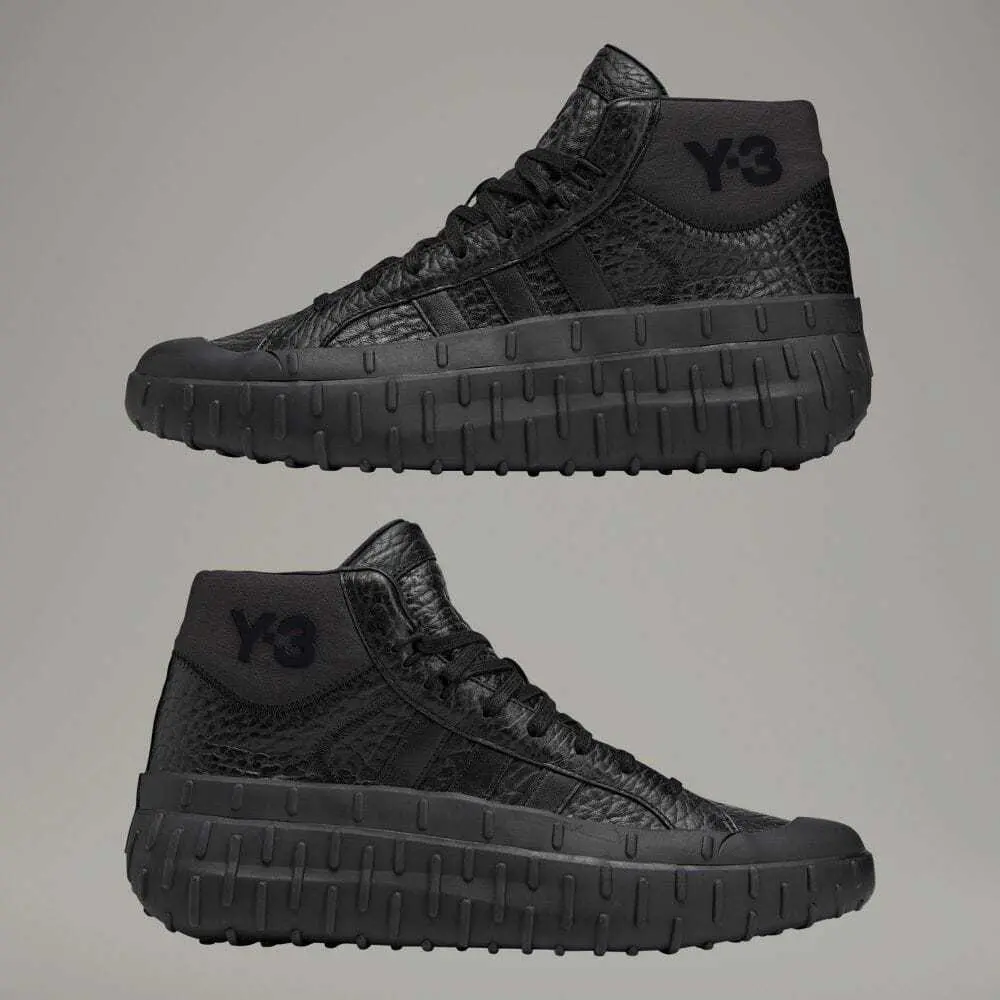 Giày Adidas Y-3 GR.1P High ‘Triple Black’ HQ5994 - Ảnh 4
