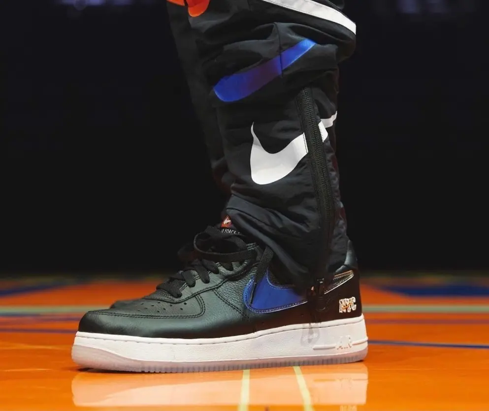 Giày Nike Air Force 1 Low Kith Knicks Away 'Black' CZ7928-001 - Ảnh 3
