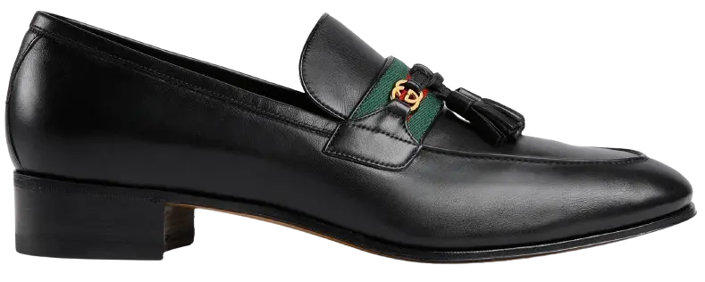 Giày Gucci Men's loafer with Web and Interlocking G 624720-1W610-1066