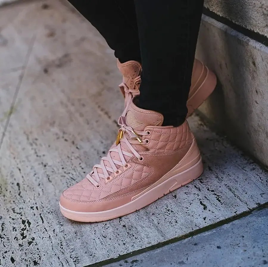 Alternative view of Giày Nike Just Don x Air Jordan 2 Retro GG 'Arctic Orange' 923840-805