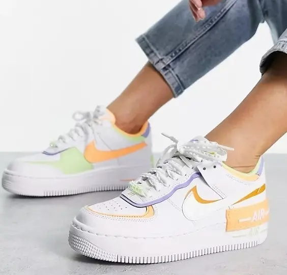 Alternative view of Giày Nike Air Force 1 Low Shadow 'White Peach Cream Lime' DX3718-100