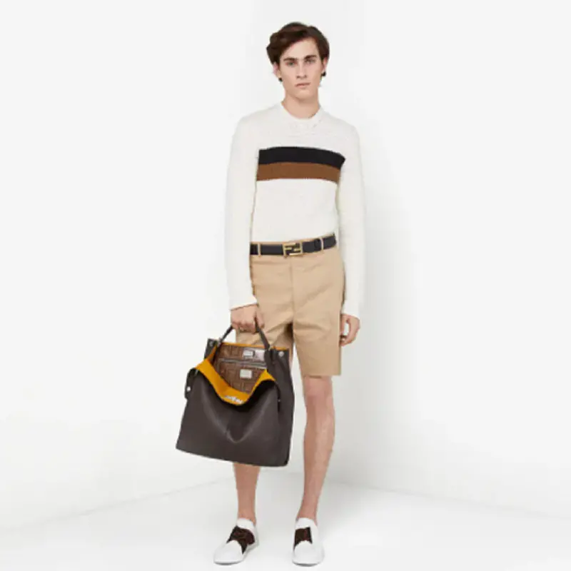 Alternative view of Giày Fendi Slip Ons 'White' 7E1198A5JPF150F