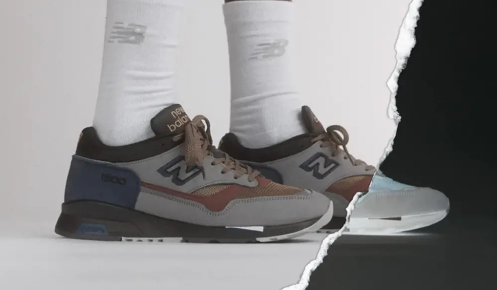 Alternative view of Giày New Balance 1500 'Grey Navy' M1500INV