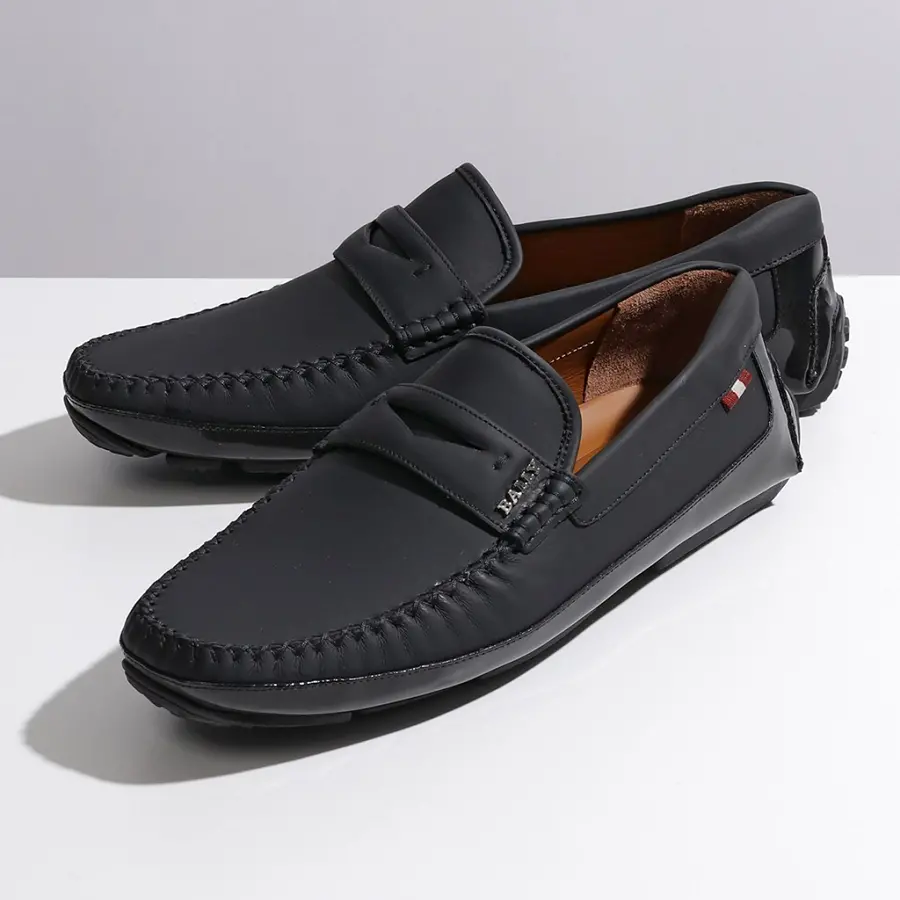 Giày Bally Men's Black Pintos Leather Loafers 'Black' 6222970 - Ảnh 3