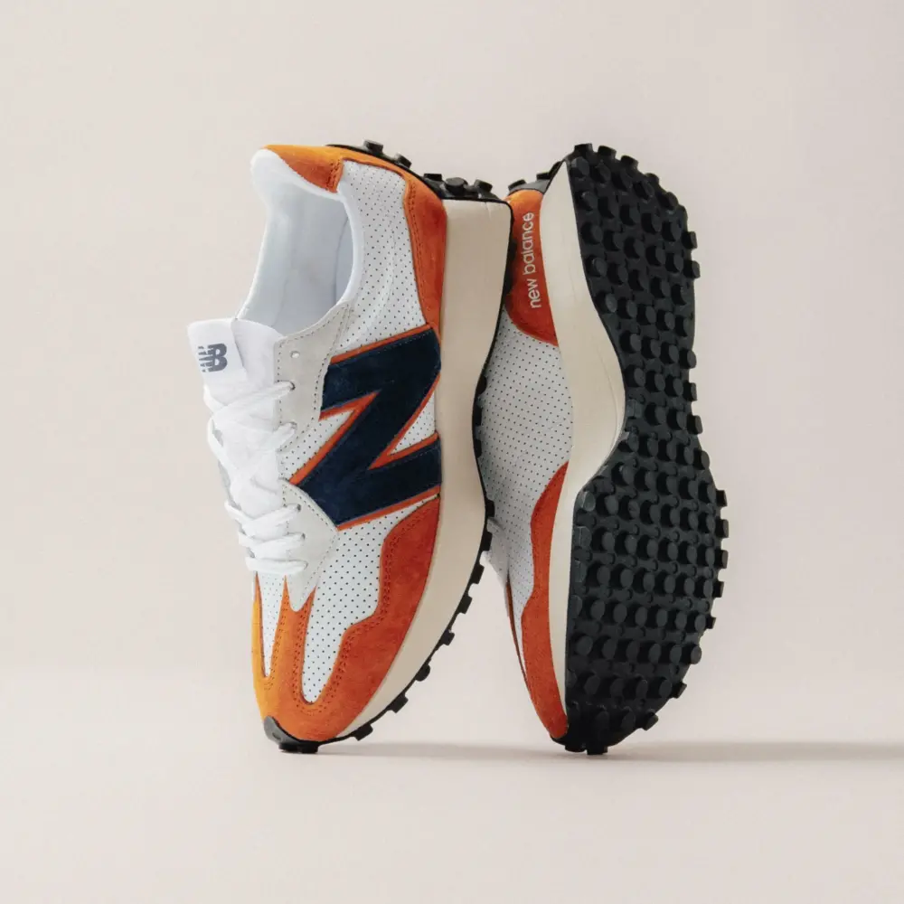 Giày New Balance 327 'White Natural Indigo' MS327PR - Ảnh 5