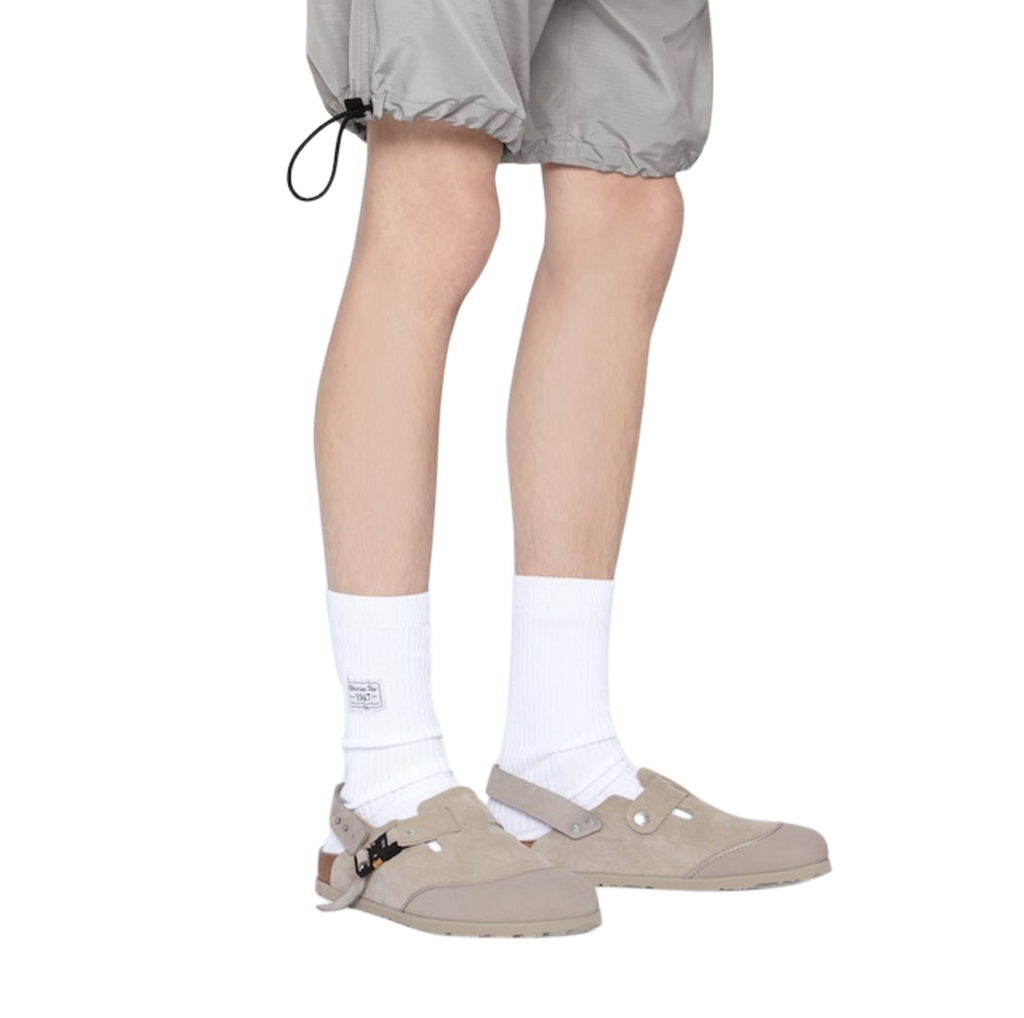 Dép Dior By Birkenstock 'Tokio Mule Greige' 3SA116ZSD-H161 - Ảnh 2