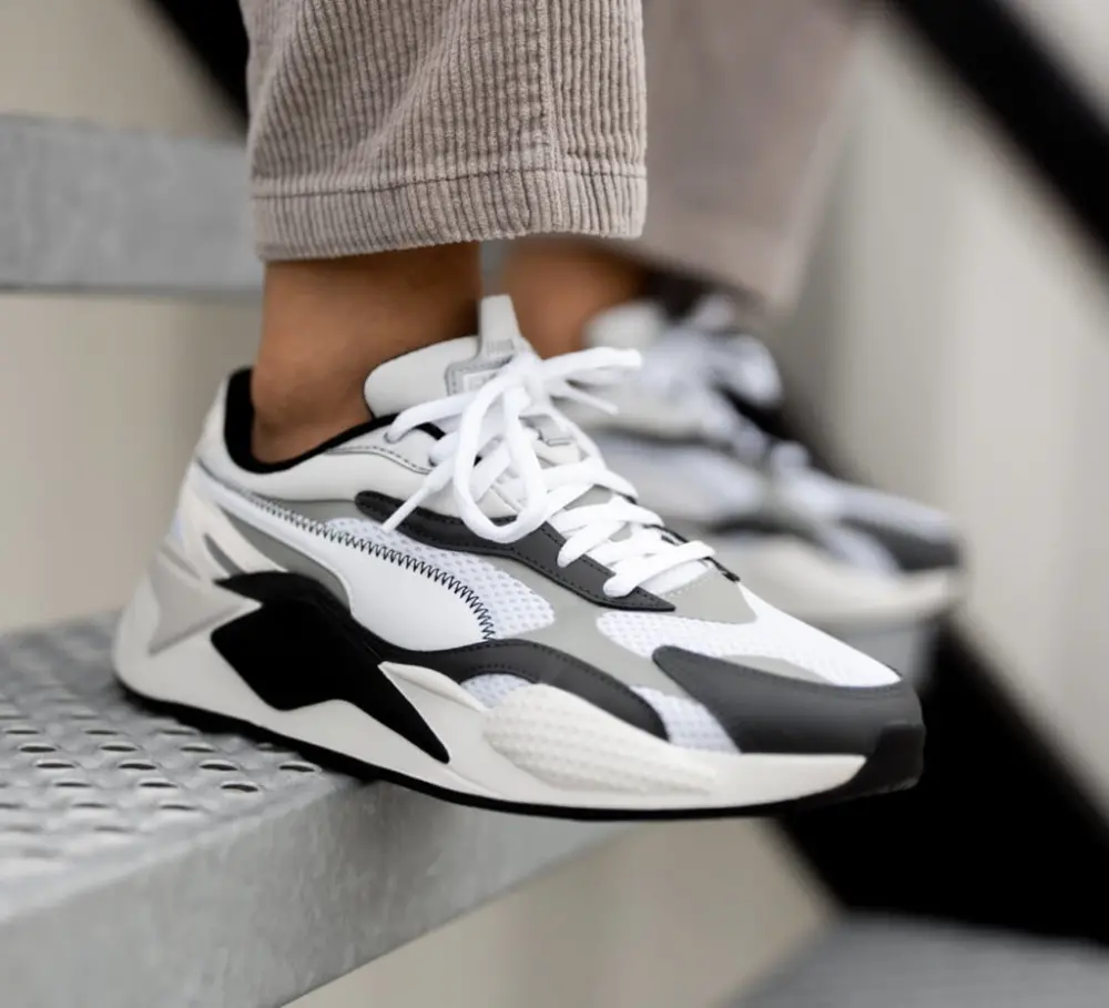 Giày Puma RS-X3 Millenium 'White Black Limestone' 373236-07 - Ảnh 9