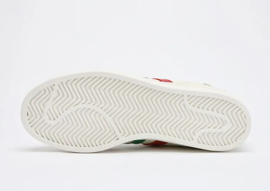 Giày Adidas Superstar 'Off White Scarlet Green' FZ5435 - Ảnh 3