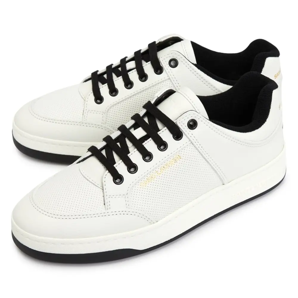 Giày Saint Laurent Low Top 'White' 713600-AAAWR-9030 - Ảnh 3