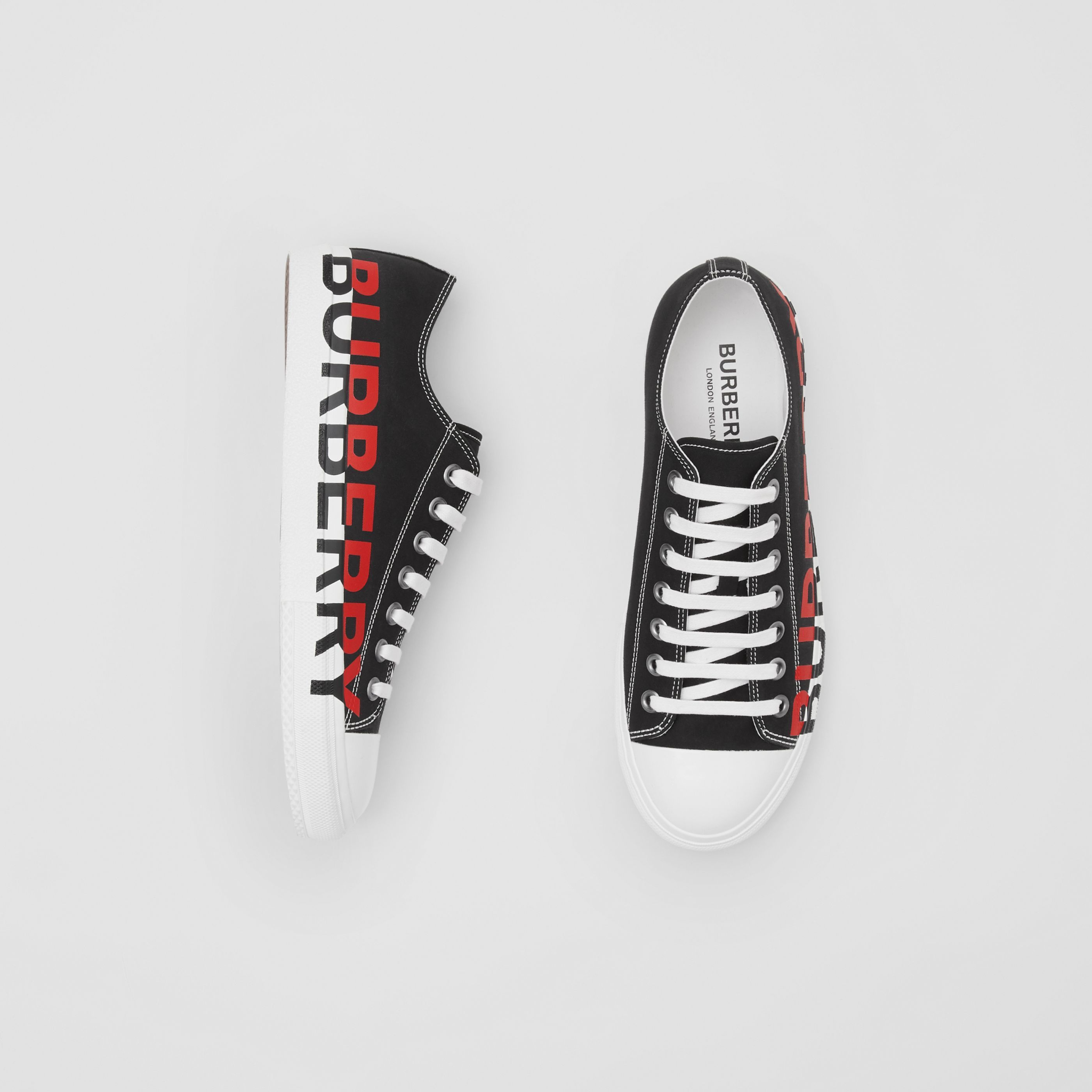 Giày Burberry London Logo Black 80314011 - Ảnh 4