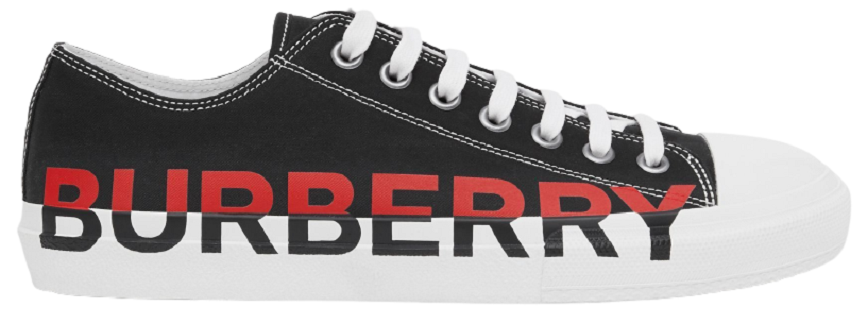 Giày Burberry London Logo Black 80314011