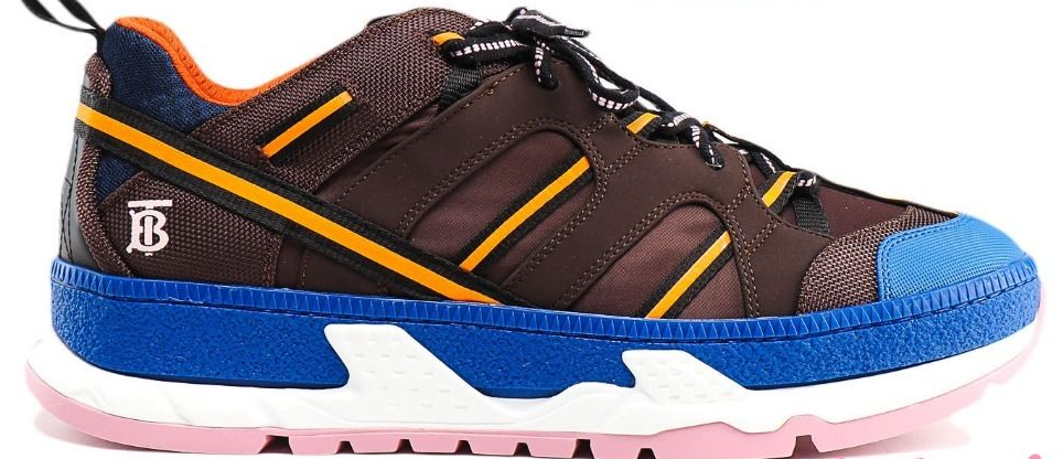 Giày Burberry Nylon Mesh Union 'Coffee Blue' 80156801