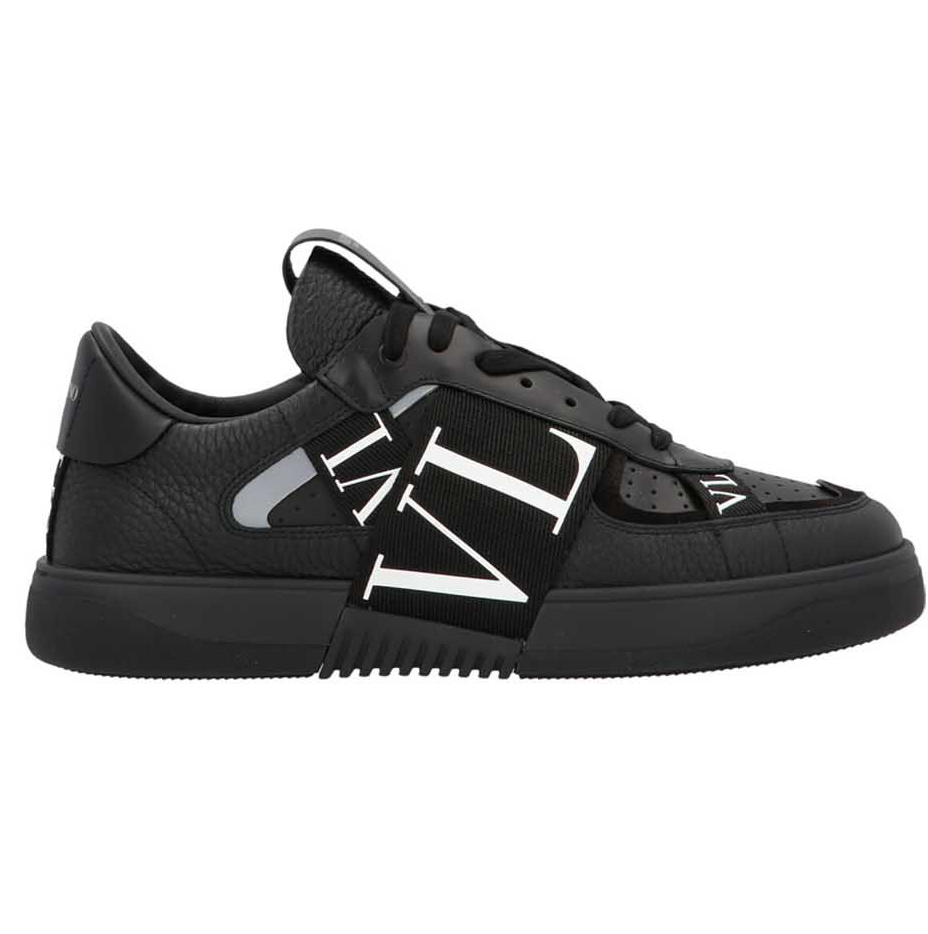 Giày Valentino Low-Top Calfskin VL7N All Black WY2S0E02WRQ0NO