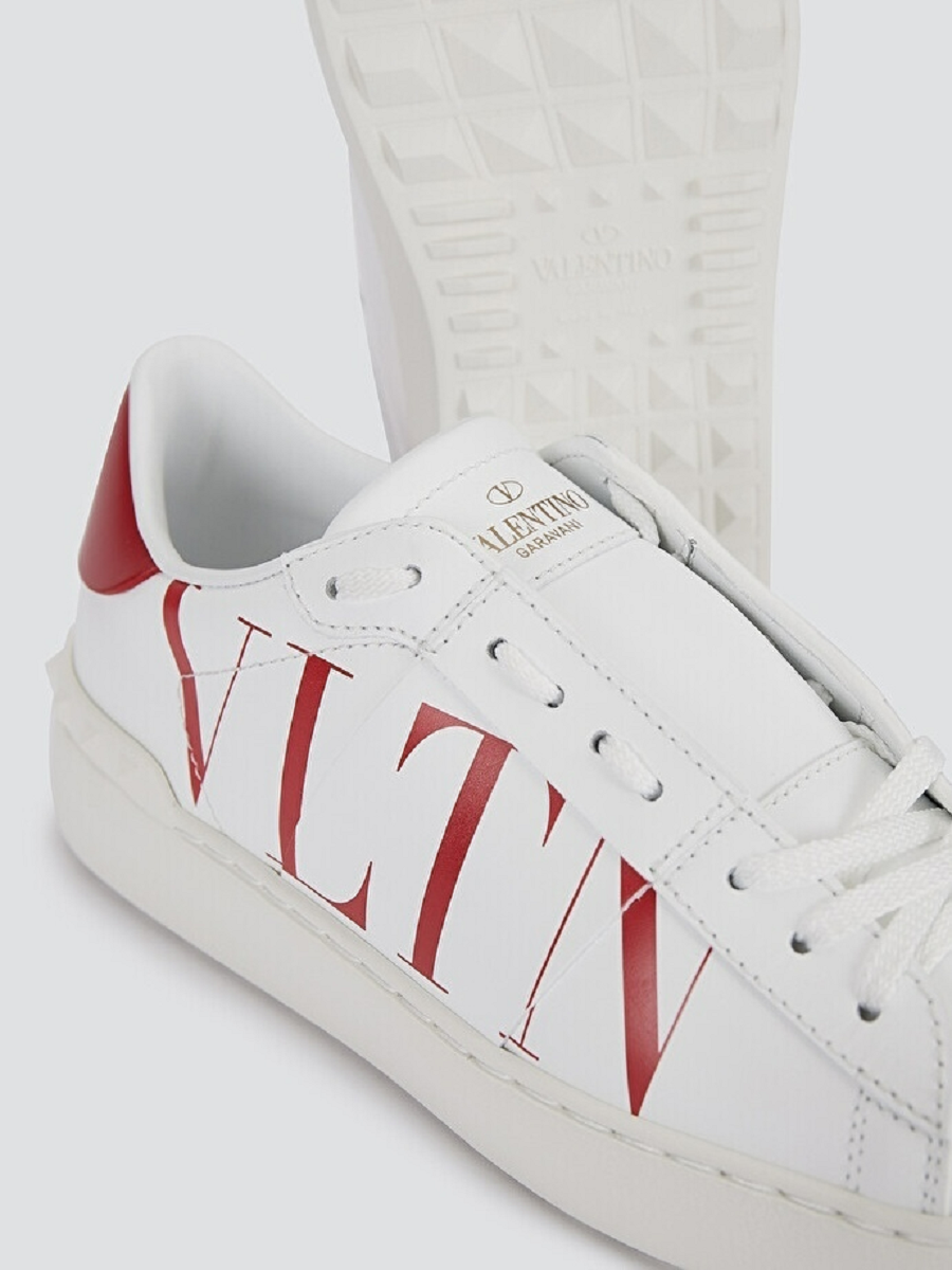 Giày Valentino Open Sneaker In Calfskin Leather WW2S0781XZUKR5 - Ảnh 5