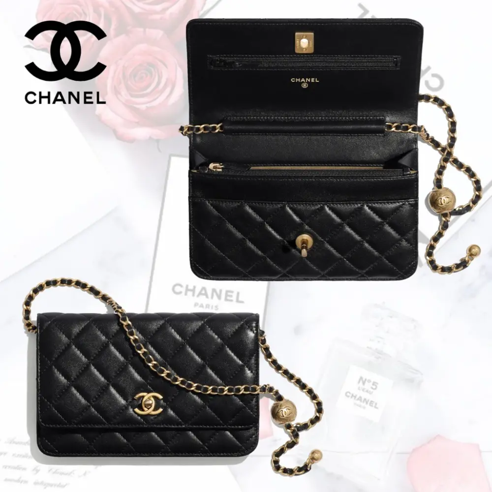 Alternative view of Túi Chanel Wmns Classic Wallet On Chain 'Black' AP1450-B02991-94305