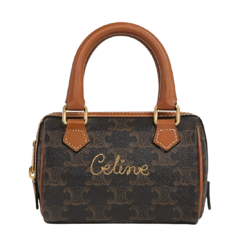 Túi Celine Triomphe Canvas Celine 'Cursive Tan' 196892DHX-04LU