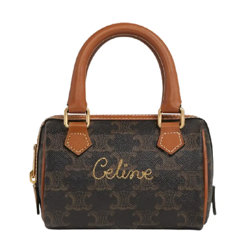 Túi Celine Triomphe Canvas Celine 'Cursive Tan' 196892DHX-04LU