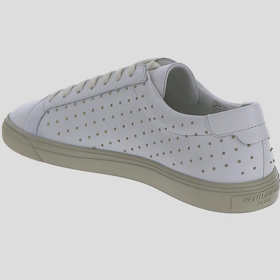 Giày Saint Laurent Andy 'White' 58474300NKK9019 - Ảnh 2