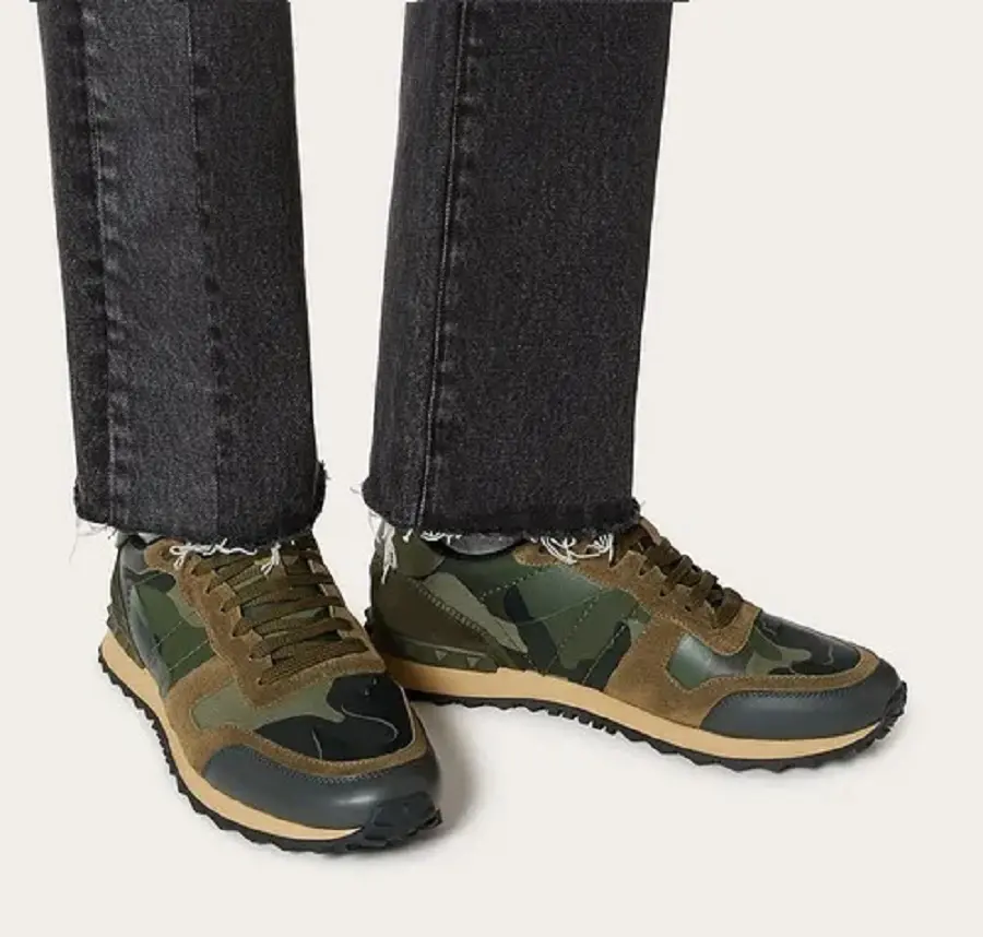 Giày Valentino Garavani Rockrunner Camouflage WY2S0723TCCM55 - Ảnh 3