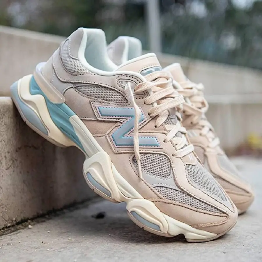 Giày New Balance 9060 'Ivory Cream Pink Sand' U9060WCG - Ảnh 4