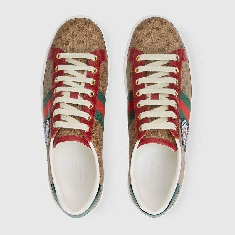 Giày Gucci x Doraemon Women’s Ace Sneaker 655034-2SZ10-9765 - Ảnh 3