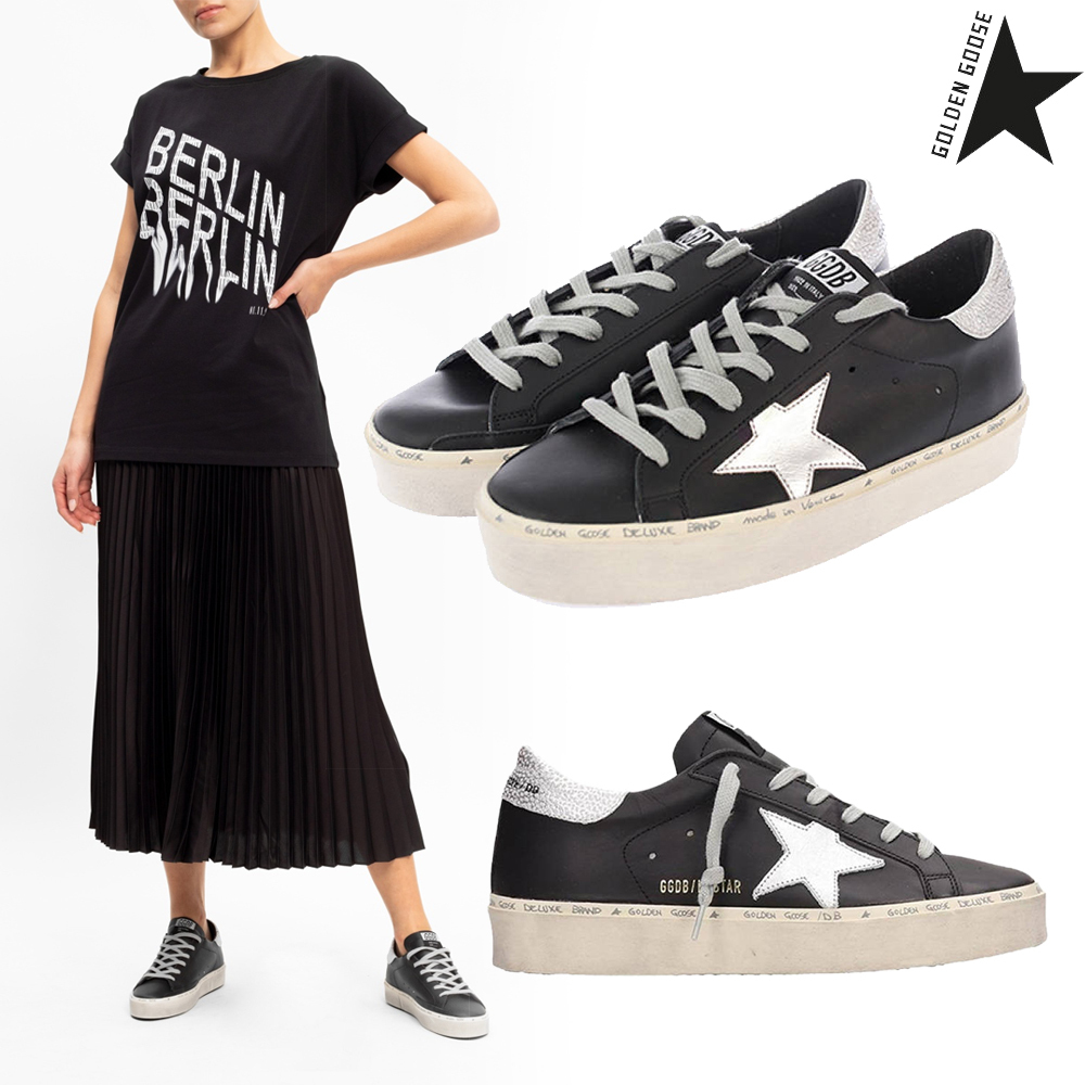 Giày Golden Goose Wmns Hi Star 'Black Silver' GWF00118-F000328-90179 - Ảnh 6