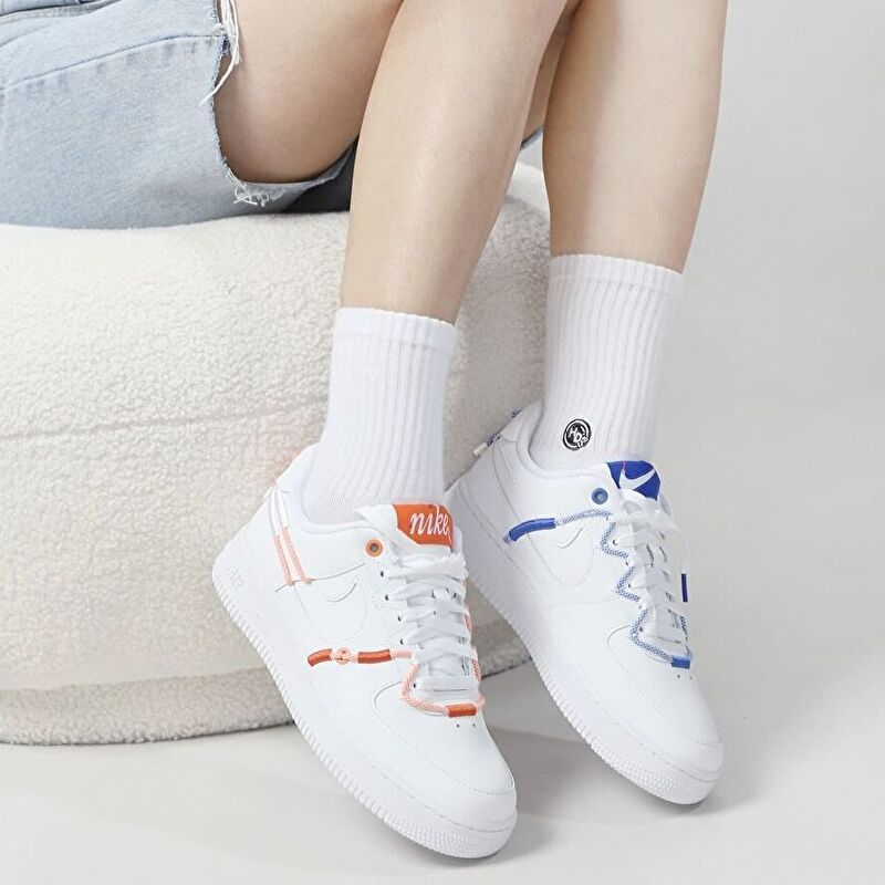 Giày Nike Air Force 1 'White and Safety Orange' DH4408-100 - Ảnh 6