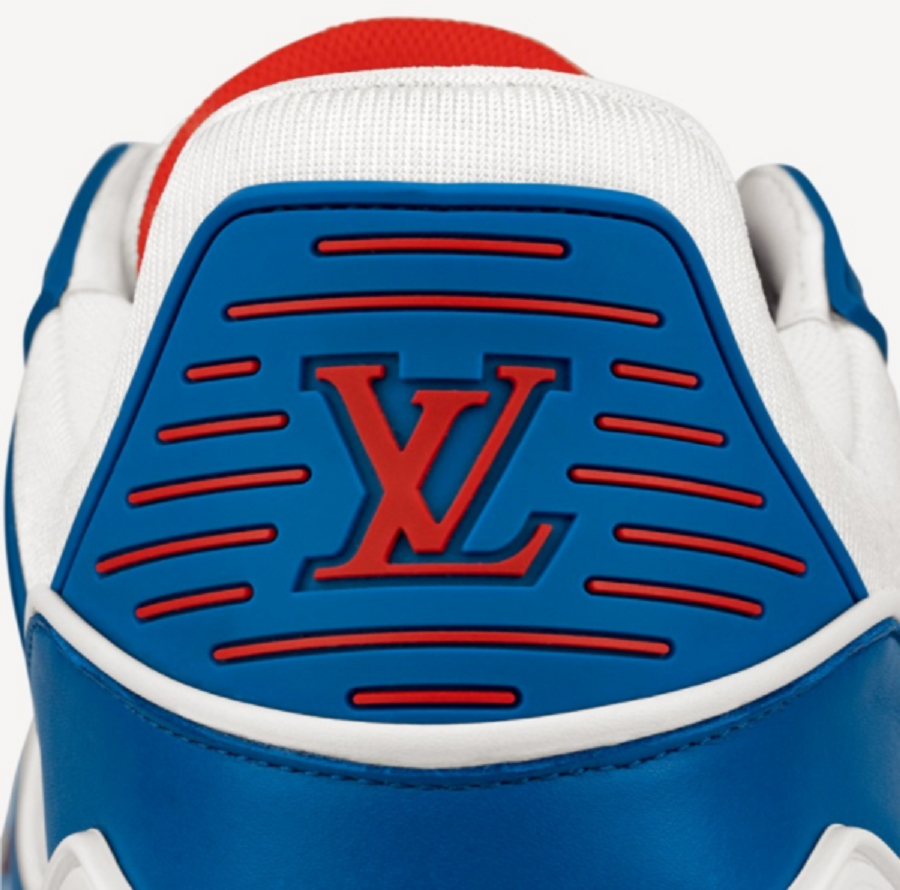 Giày Louis Vuitton LV Trainers 2021 ‘Blue Red’ 1A8ZSW - Ảnh 3