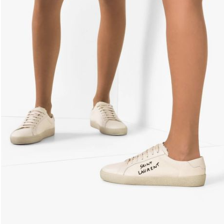 Giày Saint Laurent Court Classic SL-06 'Cream' 610648-GUP10-9113 - Ảnh 4
