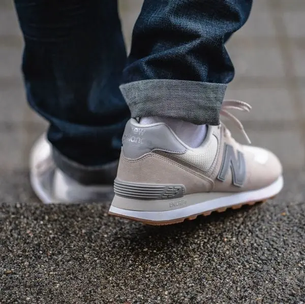 Giày New Balance 574 Super Core Moonbeam White ML574SPS - Ảnh 4