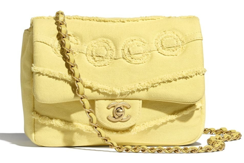 Túi Chanel Small Flap Bag 'Yellow' AS1595-B02365-N6096
